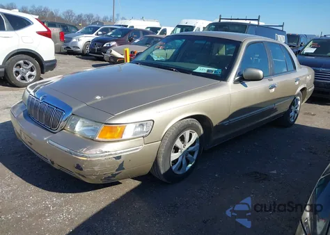 1999 Mercury Grand Marquis Gs from USA, damaged, VIN 2MEFM74W8XX671707